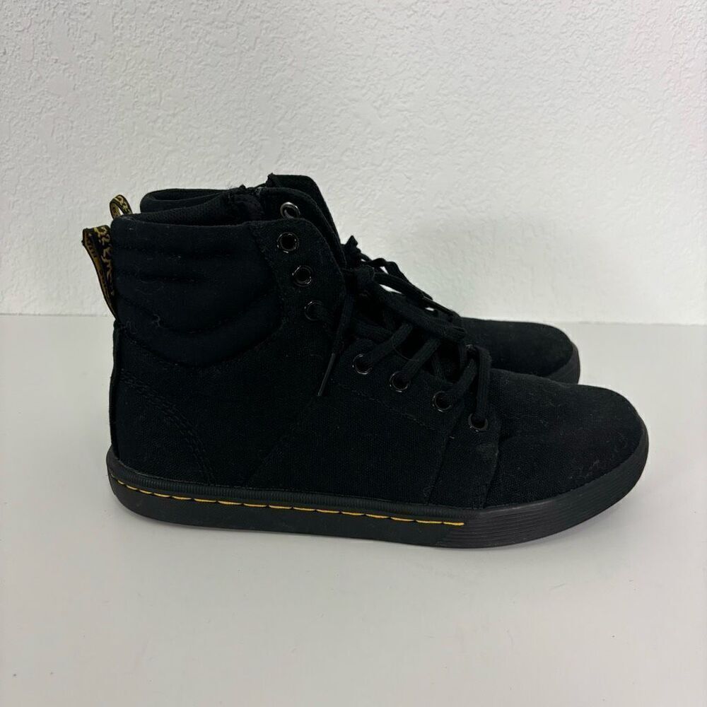 Dr. Martens Black Lace Up Rozarya Sneaker Shoes Women’s 6 - Picture 1 of 7